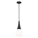 Deela One Light Pendant in Black (12|52529BK)