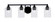 Paramount Four Light Bath Bar in Matte Black (200|3424-MB-530)