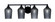Paramount Four Light Bath Bar in Matte Black (200|3424-MB-4252)