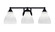 Paramount Three Light Bath Bar in Matte Black (200|3423-MB-4761)