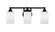 Paramount Three Light Bath Bar in Matte Black (200|3423-MB-310)