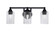 Paramount Three Light Bath Bar in Matte Black (200|3423-MB-3002)