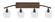 Bow Four Light Bath Bar in Bronze (200|174-BRZ-4810)