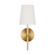 Monroe One Light Wall Sconce in Burnished Brass (454|KSW1081BBSBLH)