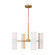 Capalino Eight Light Chandelier in Satin Brass (454|DJC1048SB)