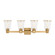 Alessa Four Light Bath Vanity in Burnished Brass (454|CV1034BBS)