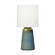 Vessel One Light Table Lamp in Blue Anglia Crackle (454|BT1061BAC1)