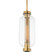 Atwater One Light Hanging Lantern in Patina Brass (67|F7037-PBR)