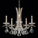 Vesca Five Light Chandelier in Antique Silver (53|VA8355N-48R)