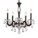 San Marco Five Light Chandelier in Black (53|S8605N-51R)