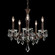 Napoli Five Light Chandelier in Black (53|S7605N-51R)