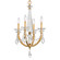 Verona Four Light Chandelier in Heirloom Gold (53|S6704N-22R)