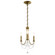 Verdana Three Light Chandelier in Black (53|RJ1003N-51O)