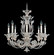 Rivendell Eight Light Chandelier in Antique Silver (53|7866-48R)