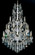 Bordeaux 25 Light Chandelier in Antique Silver (53|5782-48H)