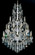 Bordeaux 25 Light Chandelier in Heirloom Gold (53|5782-22H)