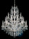 Bordeaux 25 Light Chandelier in Antique Silver (53|5775-48H)