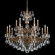 Milano 15 Light Chandelier in Heirloom Gold (53|5685-22R)