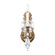 La Scala One Light Wall Sconce in Parchment Gold (53|5069-27R)