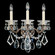 La Scala Three Light Wall Sconce in French Gold (53|5002-26S)