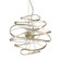 Calligraphy LED Chandelier in Silver Leaf Polished Stainless (68|213-41-SL/SS)