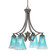 Zilo Four Light Chandelier in Graphite (200|568-GP-725)