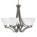 Zilo Six Light Chandelier in Graphite (200|566-GP-4761)