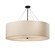 Textile 12 Light Pendant in Matte Black (102|FAB-9599-WHTE-MBLK)