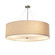 Textile 12 Light Pendant in Brushed Nickel (102|FAB-9599-CREM-NCKL)