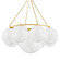 Thornwood Nine Light Chandelier in Aged Brass (70|5243-AGB)