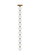 Perle LED Pendant in Natural Brass (182|SLPD22927NBR)