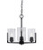 Atlas Three Light Chandelier in Matte Black (200|4503-MB-3002)