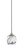 Paramount One Light Mini Pendant in Brushed Nickel (200|3401-BN-4819)