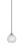 Paramount One Light Mini Pendant in Brushed Nickel (200|3401-BN-4101)