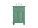 Otto Single Bathroom Vanity in Vintage mint (173|VF12324VM-VW)