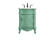 Berkshire Single Bathroom Vanity in Vintage mint (173|VF-1031VM-VW)