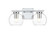 Juelz Two Light Bath Sconce in Chrome and Clear (173|LD7311W15CH)