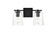 Kacey Two Light Bath Sconce in Black (173|LD7310W14BLK)