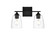 Harris Two Light Bath Sconce in Black (173|LD7309W15BLK)