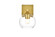 Foster One Light Bath Sconce in Brass and Clear (173|LD7308W6BRA)