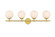 Ansley Four Light Bath Sconce in Brass (173|LD7301W33BRA)