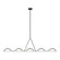 Nido Five Light Linear Chandelier in Midnight Black (454|KC1125MBK)