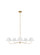 Laguna Five Light Chandelier in Burnished Brass (454|CC1695BBS)