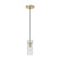 Horizon One Light Pendant in Natural Brass (182|SLPD277CNB)