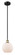Edison One Light Mini Pendant in Black Antique Brass (405|616-1S-BAB-G121-8)