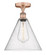 Edison One Light Semi-Flush Mount in Antique Copper (405|616-1F-AC-GBC-124)