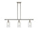 Ballston Three Light Island Pendant in Polished Nickel (405|516-3I-PN-G804)