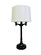 Lancaster Four Light Table Lamp in Black (30|L850-BLK)