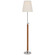 Bryant Wrapped LED Table Lamp in Polished Nickel and Natural Leather (268|TOB 3580PN/NAT-L)