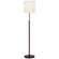 Bryant Wrapped LED Floor Lamp in Bronze and Saddle Leather (268|TOB 1580BZ/SDL-L)